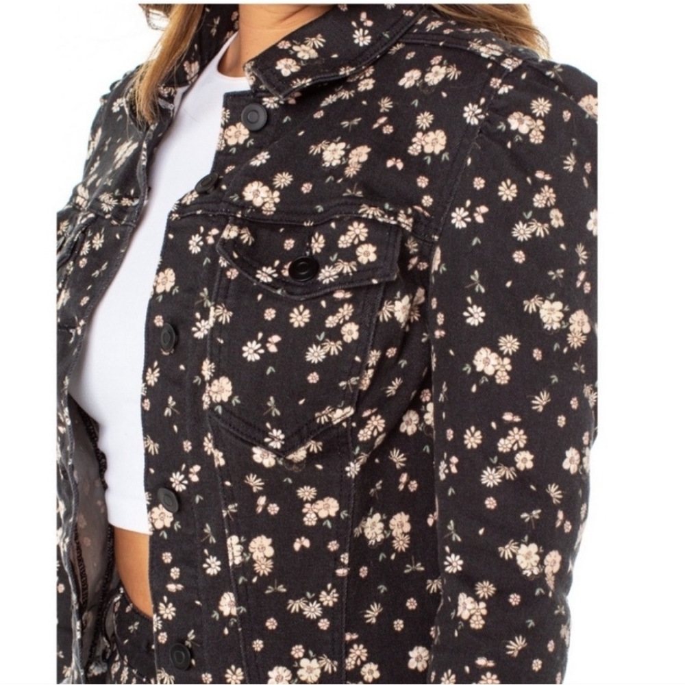 Celebrity Pink Faded black denim Jacket